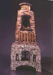 Shrine to the Wheels of Industry, 18" tall